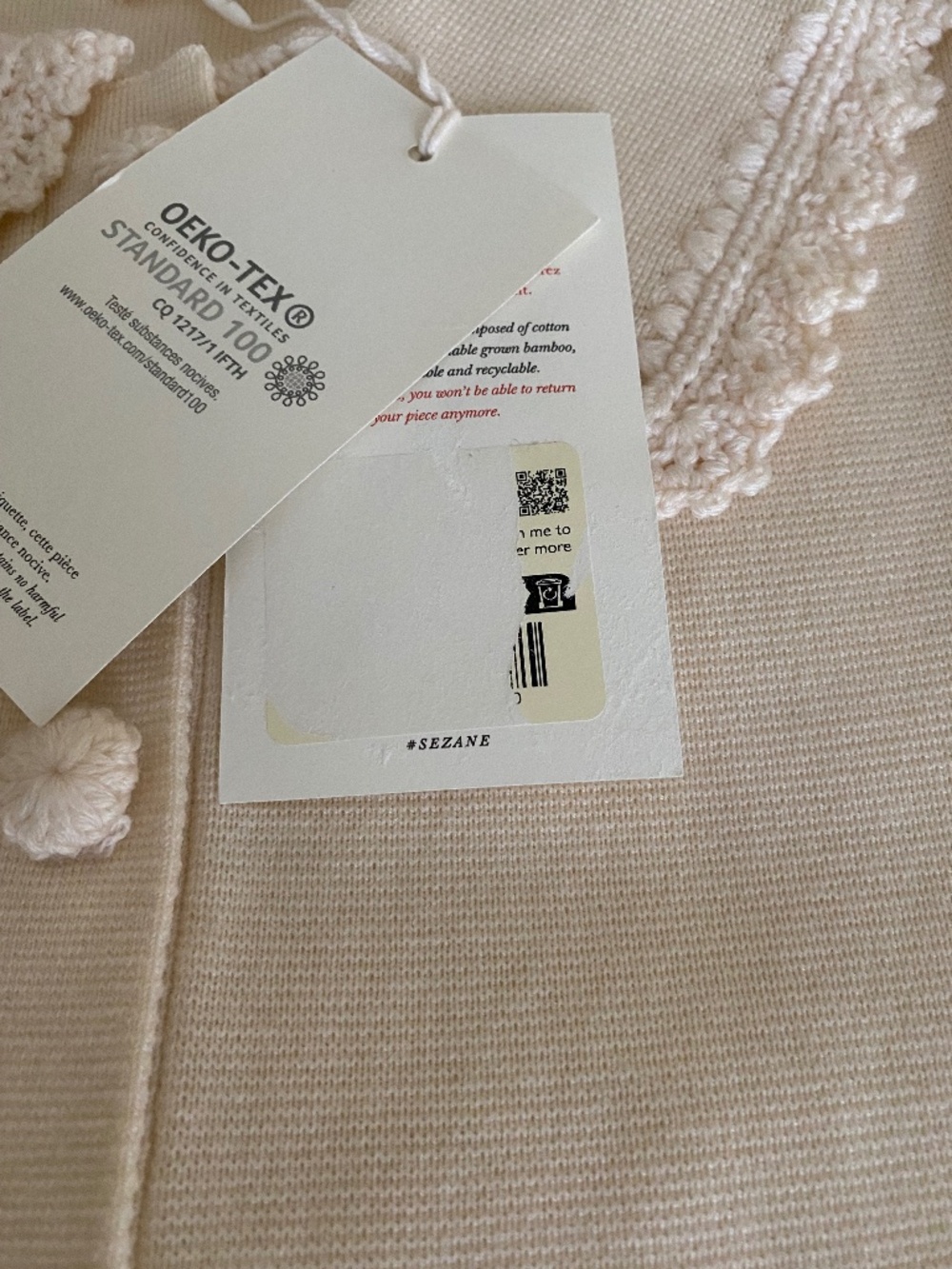 Sezane Bettany Ecru NWT - Picture 7 of 14
